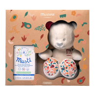 Coffret Musti Eau de Soin Parfumée 50 ml + Peluche Ourson