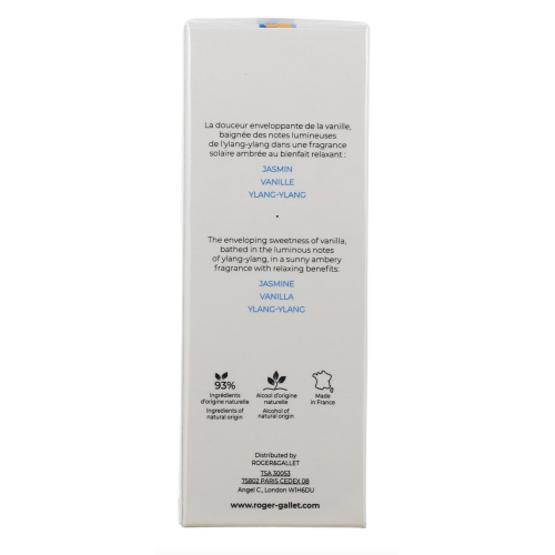 VANILLE SOLEIL Eau Parfumée Bienfaisante 100 ml