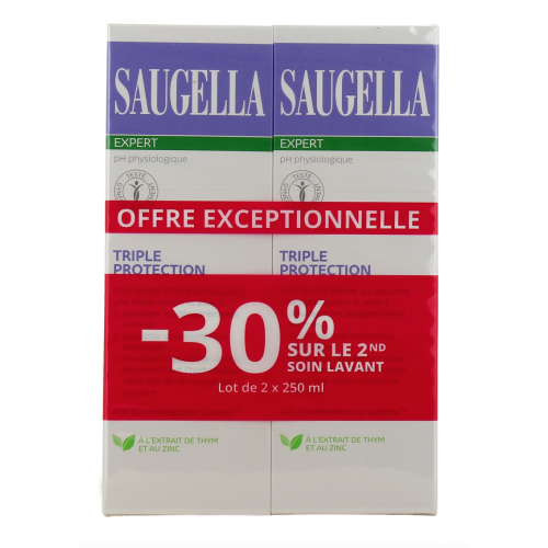 Expert Soin Lavant Intime Triple Protection 2 x 250 ml Expert Soin Lavant Intime Triple Protection 2 x 250 ml