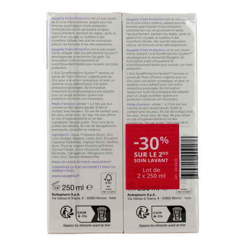 Expert Soin Lavant Intime Triple Protection 2 x 250 ml