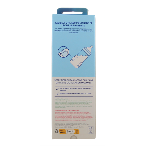 Easy Active Biberon 2ème âge 330 ml Bleu Champignon à l'unité