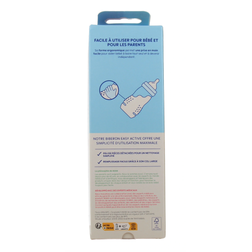 Easy Active Biberon 2ème âge 330 ml Bleu Éléphant à l'unité