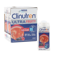 Clinutren Ultra fruity saveur Fruits rouges 4 x 200 ml
