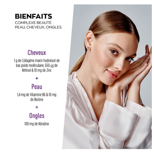 Complexe Beauté Peau Cheveux Ongles 60 Comprimés