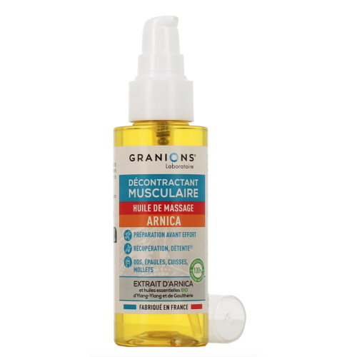 Décontractant Musculaire Huile De Massage Arnica 100 ml