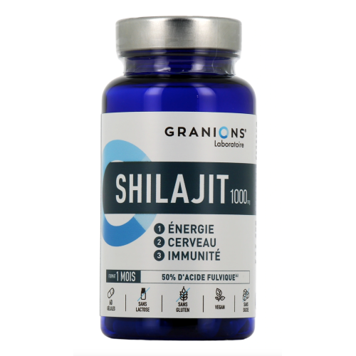 Shilajit 1000 mg 60 Gélules Shilajit 1000 mg 60 Gélules