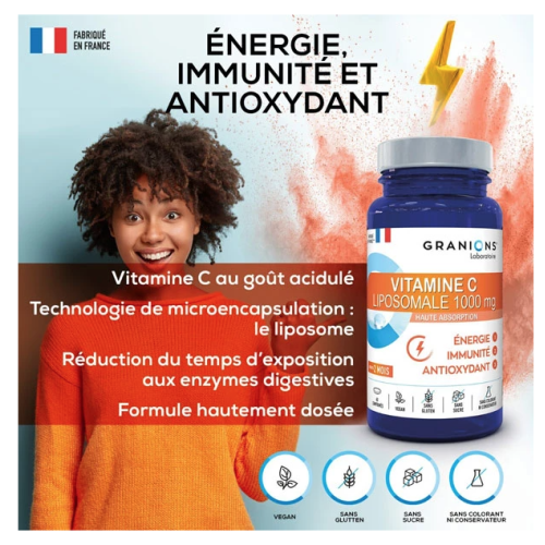 Vitamine C Liposomale 1000 mg 60 Comprimés