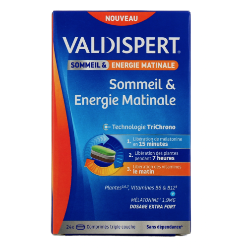 Sommeil et énergie matinale 24 comprimés Sommeil et énergie matinale 24 comprimés