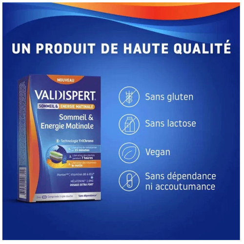 Sommeil et énergie matinale 24 comprimés