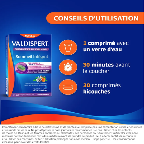 Sommeil Intégral 2 x 30 Comprimés Bicouches Offre Spéciale