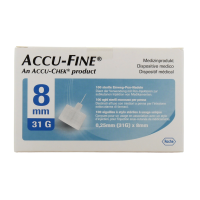Accu-Chek Accu-Fine aiguilles stériles 0,25 mm (31G) x 8 mm