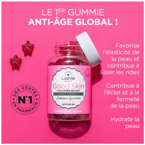 Good Skin Vitamines Boost Peau Sublime 60 Gummies