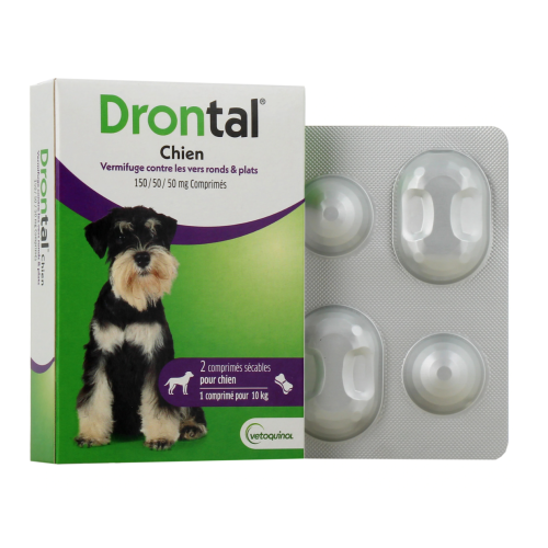 Drontal Chien Vermifuge 2 comprimés sécables