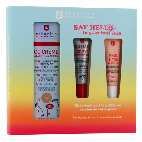CC Crème clair 15 ml + CC Eye clair 3 ml + Skin Hero 5 ml Coffret CC Crème clair 15 ml + CC Eye clair 3 ml + Skin Hero 5 ml Coffret