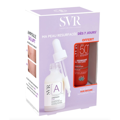 [A] Ampoule Lift 30ml + Sun Secure Blur Sans Parfum SPF50+ 15ml Offert, Coffret
