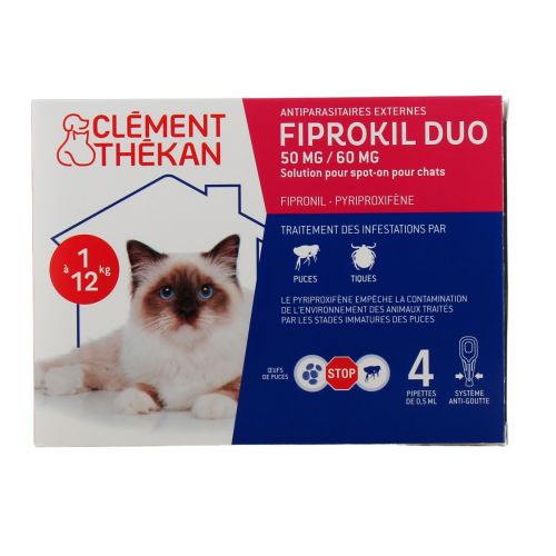 Fiprokil Duo Chat 4 Pipettes Fiprokil Duo Chat 4 Pipettes