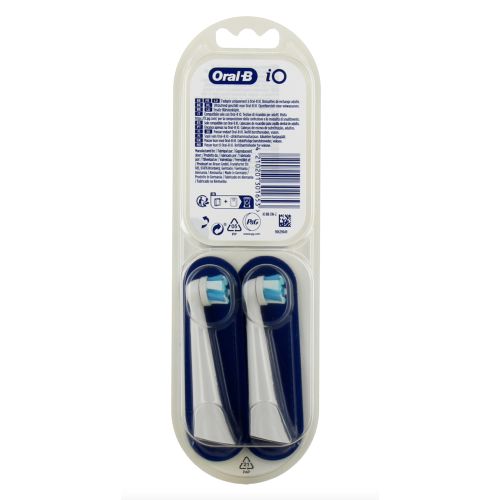 iO Brossettes de Rechange Ultimate Clean 2 Brossettes Blanc