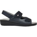 ANTONIA SANDAL Printed Synthetic/Synthetic Navy Blue