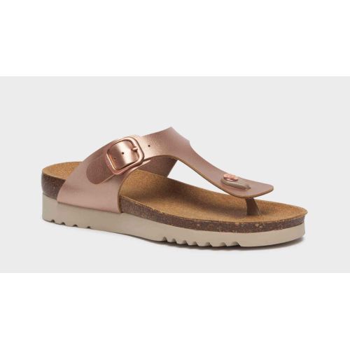 BOA VISTA Laminated Synthetic Bis Rose Gold