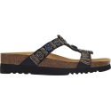 NEW BOGOTA' WEDGE Satin + Beads Black/Multi