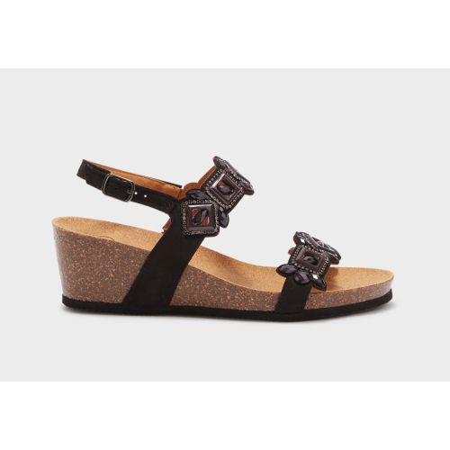 SANREMO SANDAL Microfiber + Accessories Black