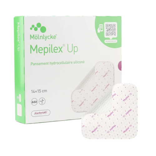 Mepilex UP pansement hydrocellulaire 10 pansements 14 cm x 15 cm