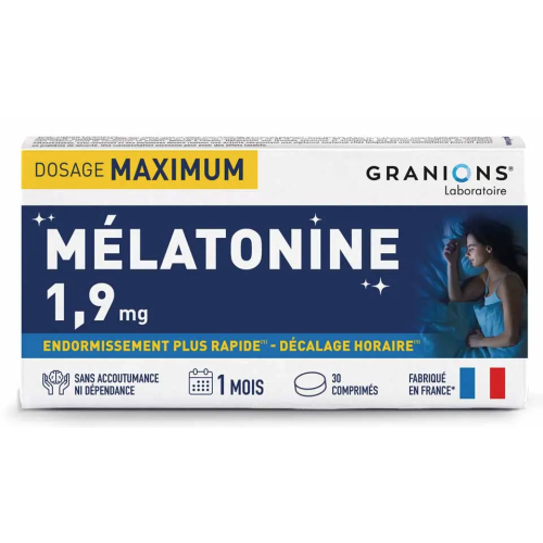Mélatonine 1,9 mg 30 comprimés Mélatonine 1,9 mg 30 comprimés