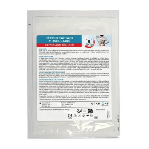 Décontractant Musculaire Patchs Anti-Douleur 5 Patchs