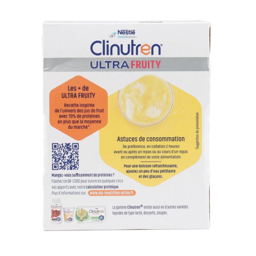 Clinutren Ultra fruity saveur Ananas 4 x 200 ml