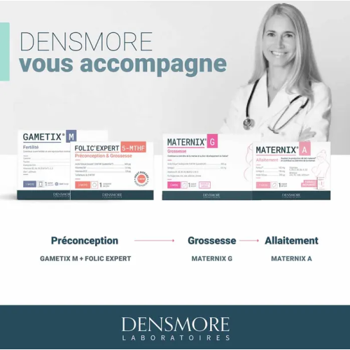 Folic'Expert 5-MTHF Préconception & Grossesse 90 Comprimés