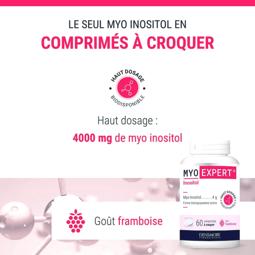 Myo Expert Inositol 60 Comprimés à Croquer