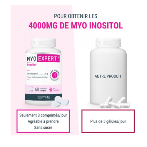 Myo Expert Inositol 60 Comprimés à Croquer