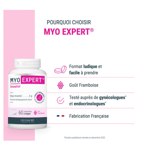 Myo Expert Inositol 60 Comprimés à Croquer