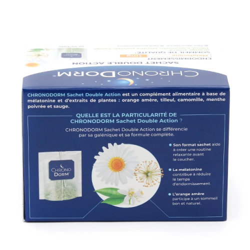 ChronoDorm Mélatonine 1 mg 20 Sachets