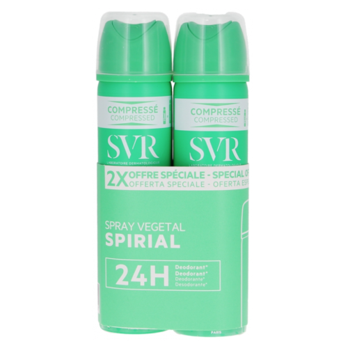 Spirial Spray Végétal Déodorant Anti-Humidité 48h 2 x 75 ml Spirial Spray Végétal Déodorant Anti-Humidité 48h 2 x 75 ml