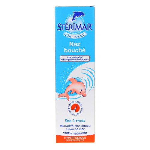 STERIMAR Nez Bouché Bébé Enfant 100mL - Combat Bactéries