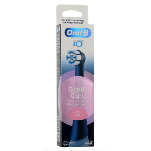 iO Brossettes de Rechange Gentle Care 3 brossettes Noir iO Brossettes de Rechange Gentle Care 3 brossettes Noir