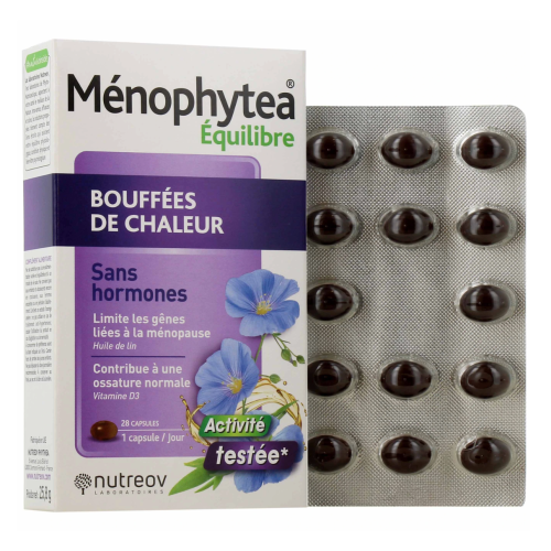 Ménophytea Bouffées de Chaleur Sans Hormone 28 Capsules
