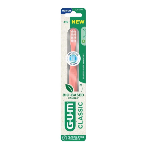 Classic Brosse à Dents Bio-Sourcée 410 Coloris Aléatoire Medium