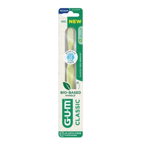 Classic Brosse à Dents Bio-Sourcée 410 Coloris Aléatoire Medium