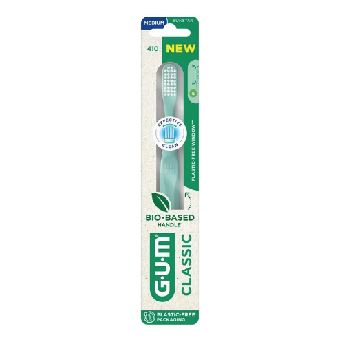 Classic Brosse à Dents Bio-Sourcée 410 Coloris Aléatoire Medium