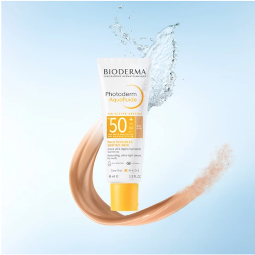 Photoderm Aquafluide Sun Active Defense SPF50+ Dorée 40 ml