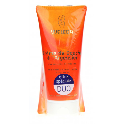 WELEDA Crème de Douche à l'Argousier - 2 Tubes-3650 WELEDA Crème de Douche à l'Argousier - 2 Tubes-3650