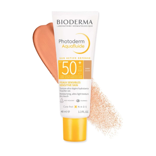 Photoderm Aquafluide Sun Active Defense SPF50+ Dorée 40 ml