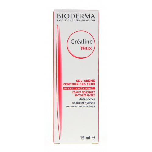 BIODERMA Créaline Yeux 15mL - Soin Anti-Poches Quotidien