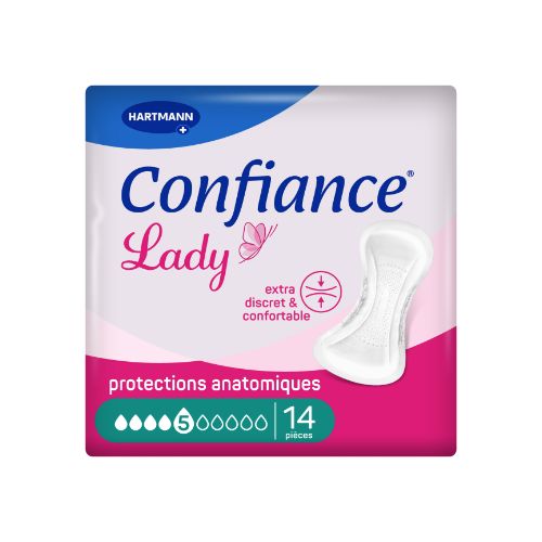 Confiance Lady absorption 5 14 protections anatomiques Confiance Lady absorption 5 14 protections anatomiques
