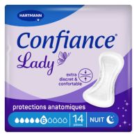 Confiance Lady Protections Anatomiques 6G Nuit x 14