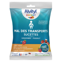 Mal des Transports 10 Sucettes