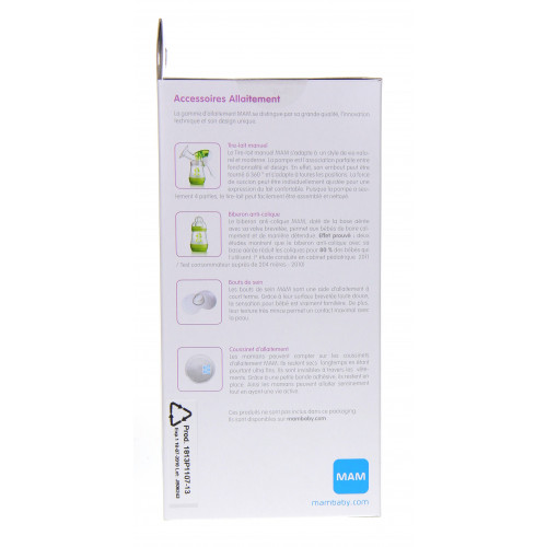 MAM Pots Conservation Lait Maternel 120mL - Stockage Sûr et Hygiénique