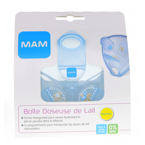 MAM Boite Doseuse Lait en Poudre 1 Kit - Pratique et Sans BPA